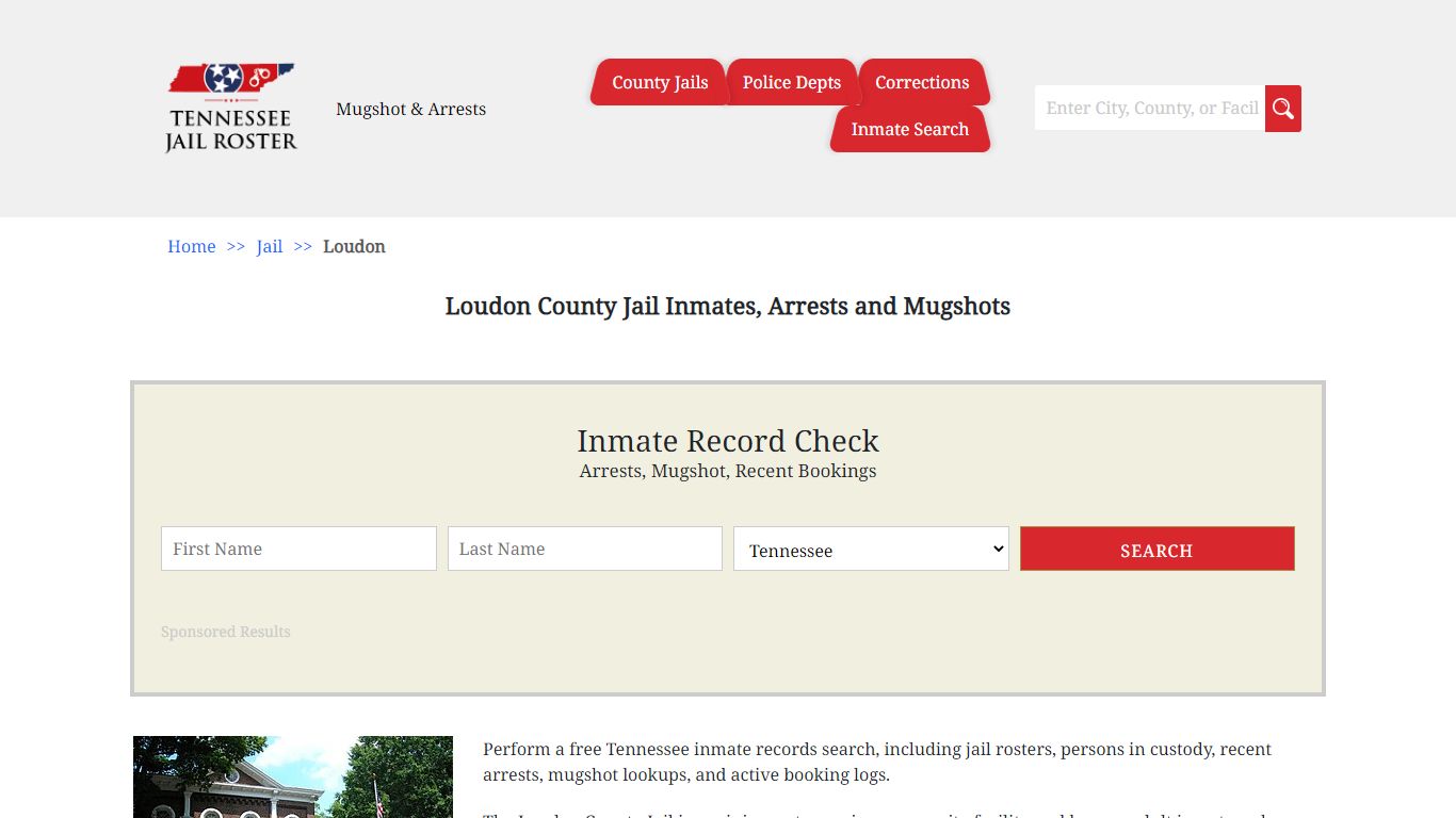 Loudon County Jail Inmates, Arrests and Mugshots